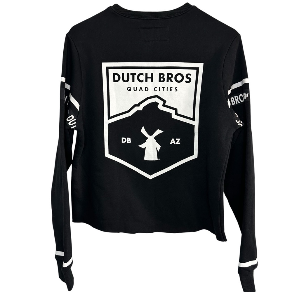 Dutch Bros Women’s MEDIUM “Quad Cities”Long Sleeve Sweater/Shirt Thick RARE DB